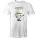 Coffee Time - Mens T-Shirt White Mens T-shirt Coffee Printed In Australia
