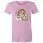 Kindness Matters - Womens T-shirt Pink Womens T-shirt Kindness Positivity Printed In Australia Retro
