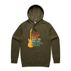 I May Be Old But I Got To See All The Cool Bands - Mens Hoodie Army Mens Hoodie Music Printed In Australia
