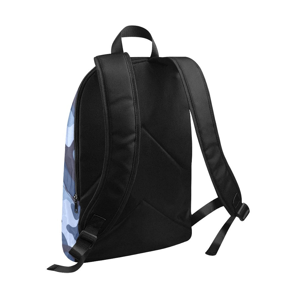 Blue Camouflage - Fabric Backpack