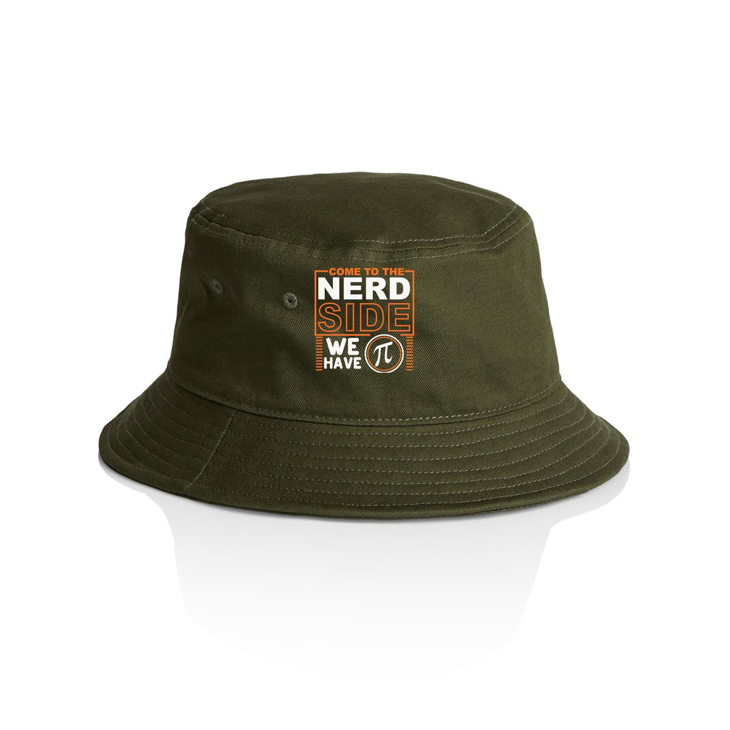 Come To The Nerd Side, We Have Pi - AS Colour Bucket Hat Army One Size