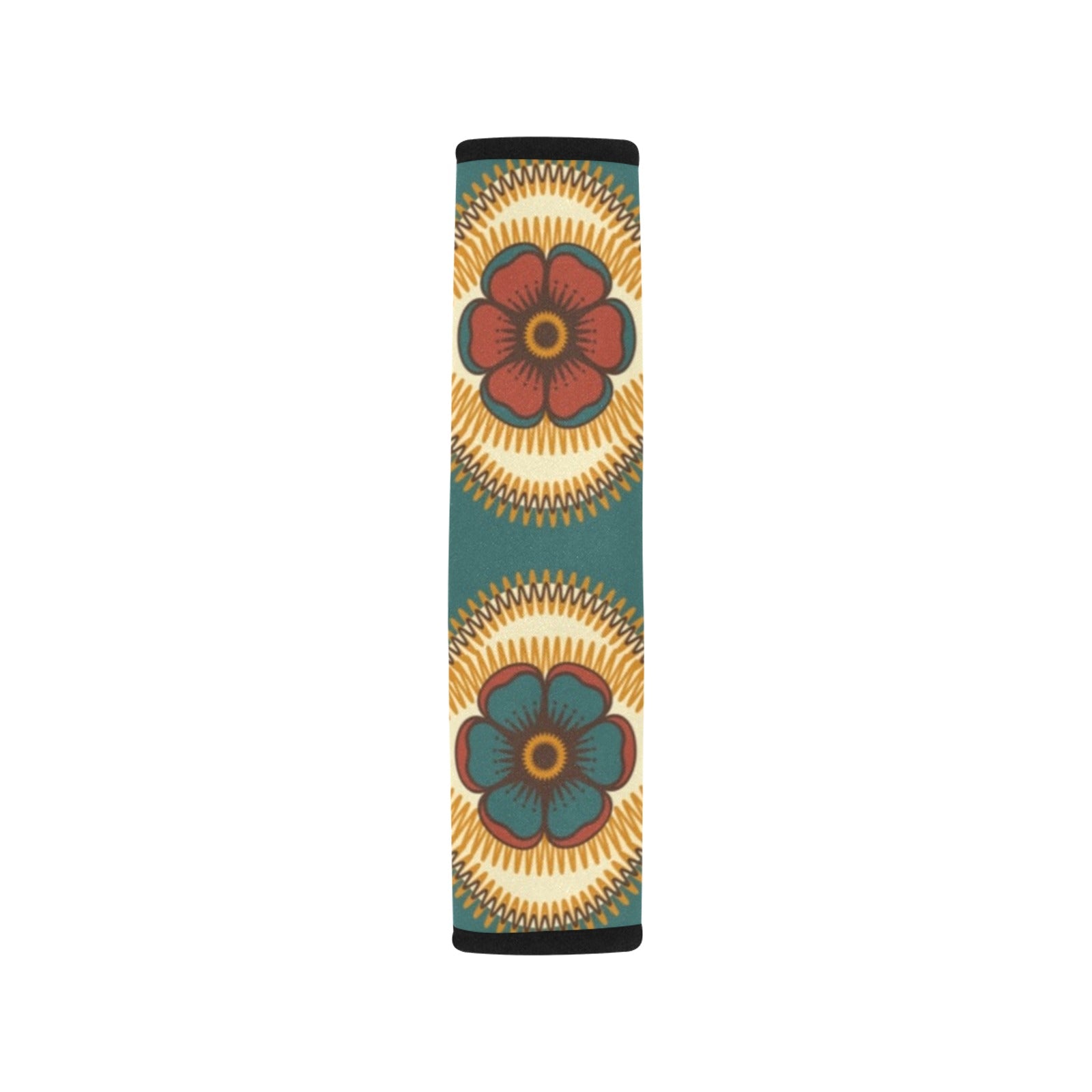 Vintage Floral Car Seat Belt Cover 7''x10'' (Pack of 2) Car Seat Belt Cover 7x10 (Pack of 2) Plants Printed Offshore