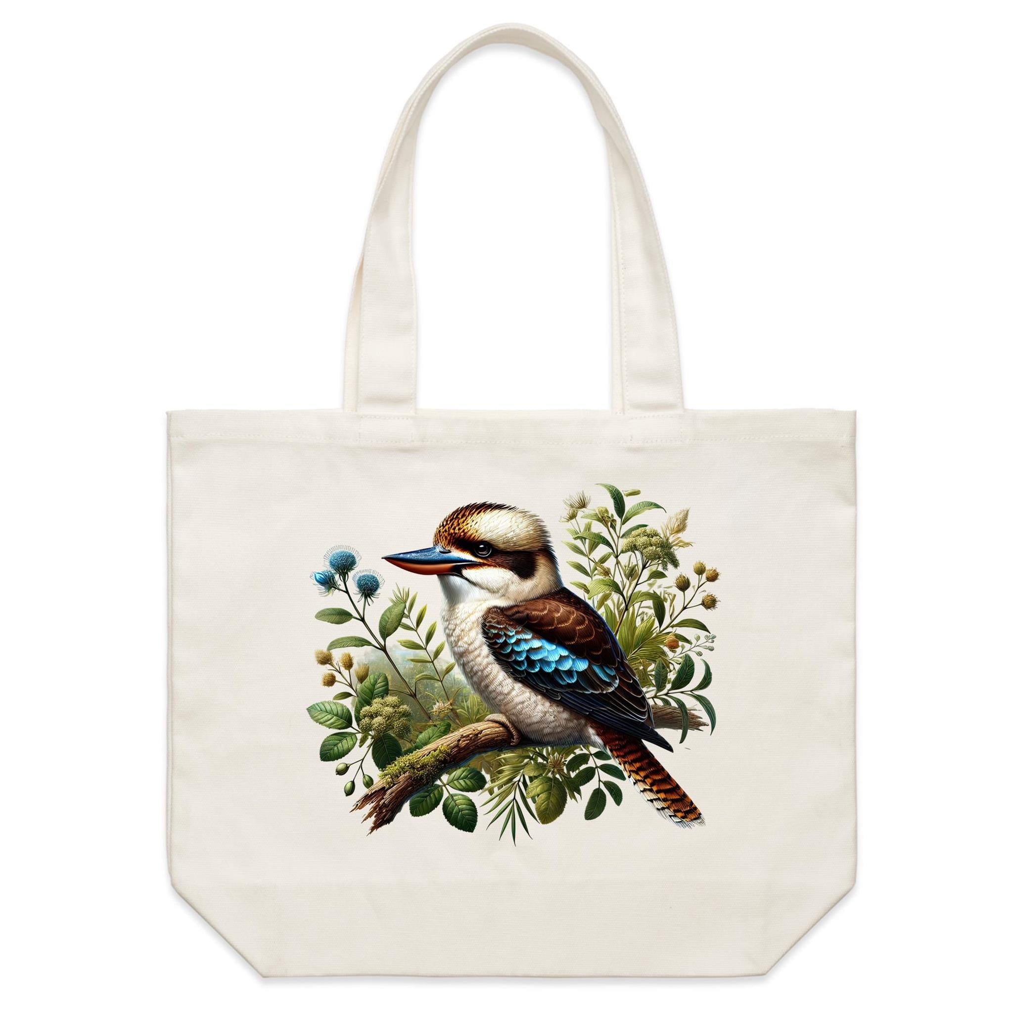 Kookaburra - Shoulder Canvas Tote Bag
