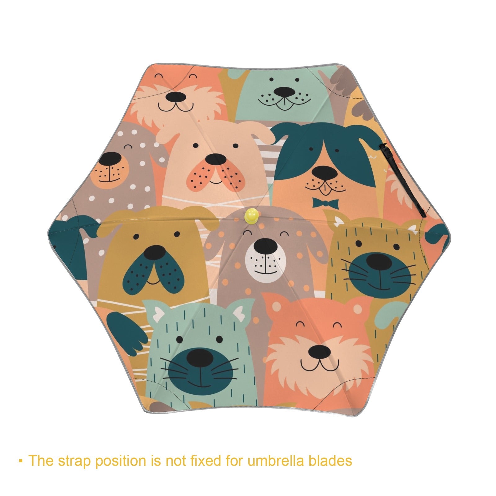 Lots Of Dogs Kids Safe Round Corner Umbrella Kids Safe Round Corner Umbrella animal Printed Offshore