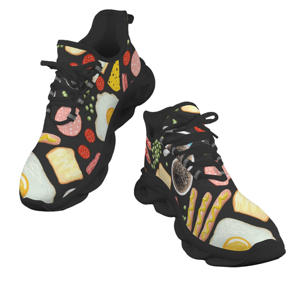 Breakfast Food Men's Twisted Sole Sneakers