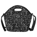 Mathematics Neoprene Lunch Bag One Size Neoprene Lunch Bag Maths Printed Offshore