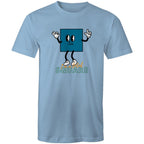 I'm A Total Square Men's AS Colour T-Shirt Carolina Blue Mens T-shirt Maths Printed In Australia