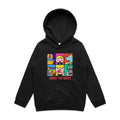 Born To Rock - Kids Hoodie Black Kids Hoodie Printed In Australia