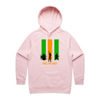 Full Of Rock - Womens Hoodie Pink Womens Hoodie Music Printed In Australia