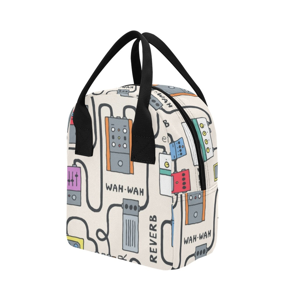 Guitar Pedals - Zipper Lunch Bag Zipper Lunch Bag Printed Offshore