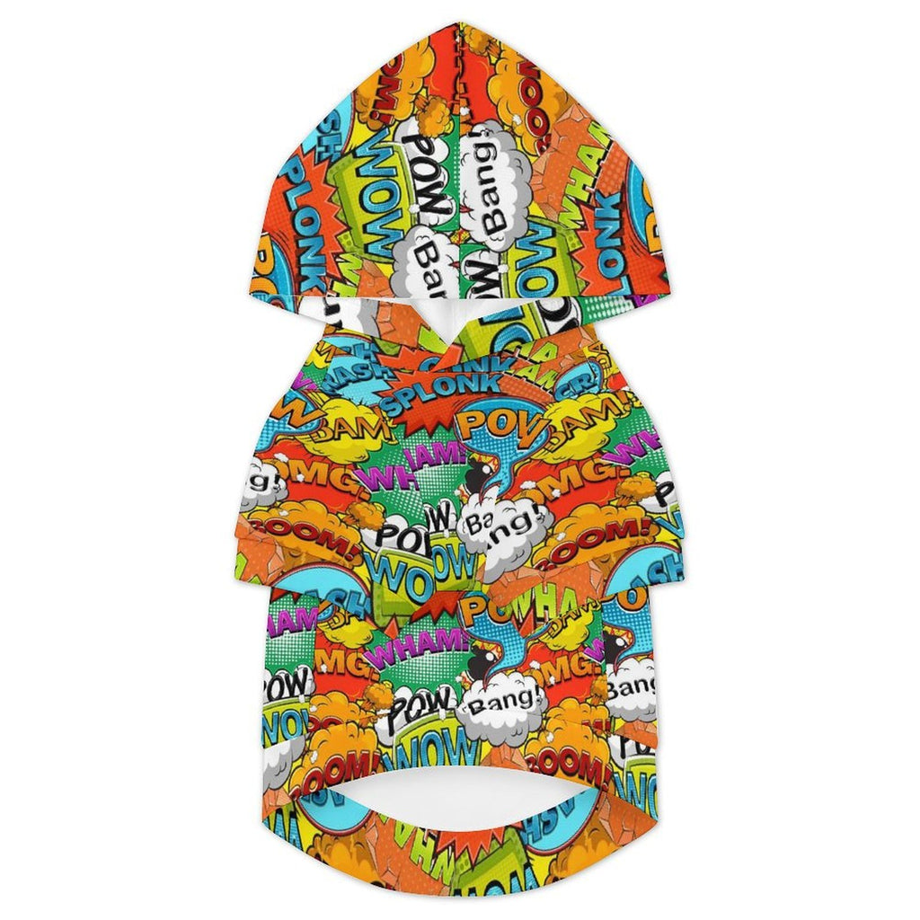 Comic Book 2 Pet Hoodie (Large Size)