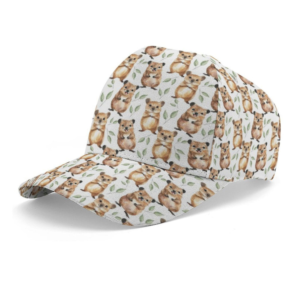 Quokkas Kids Baseball Cap white One size Kids Baseball Hat animal Australia Printed Offshore