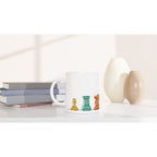 Chess - White 11oz Ceramic Mug White 11oz Mug Games Globally Fulfilled