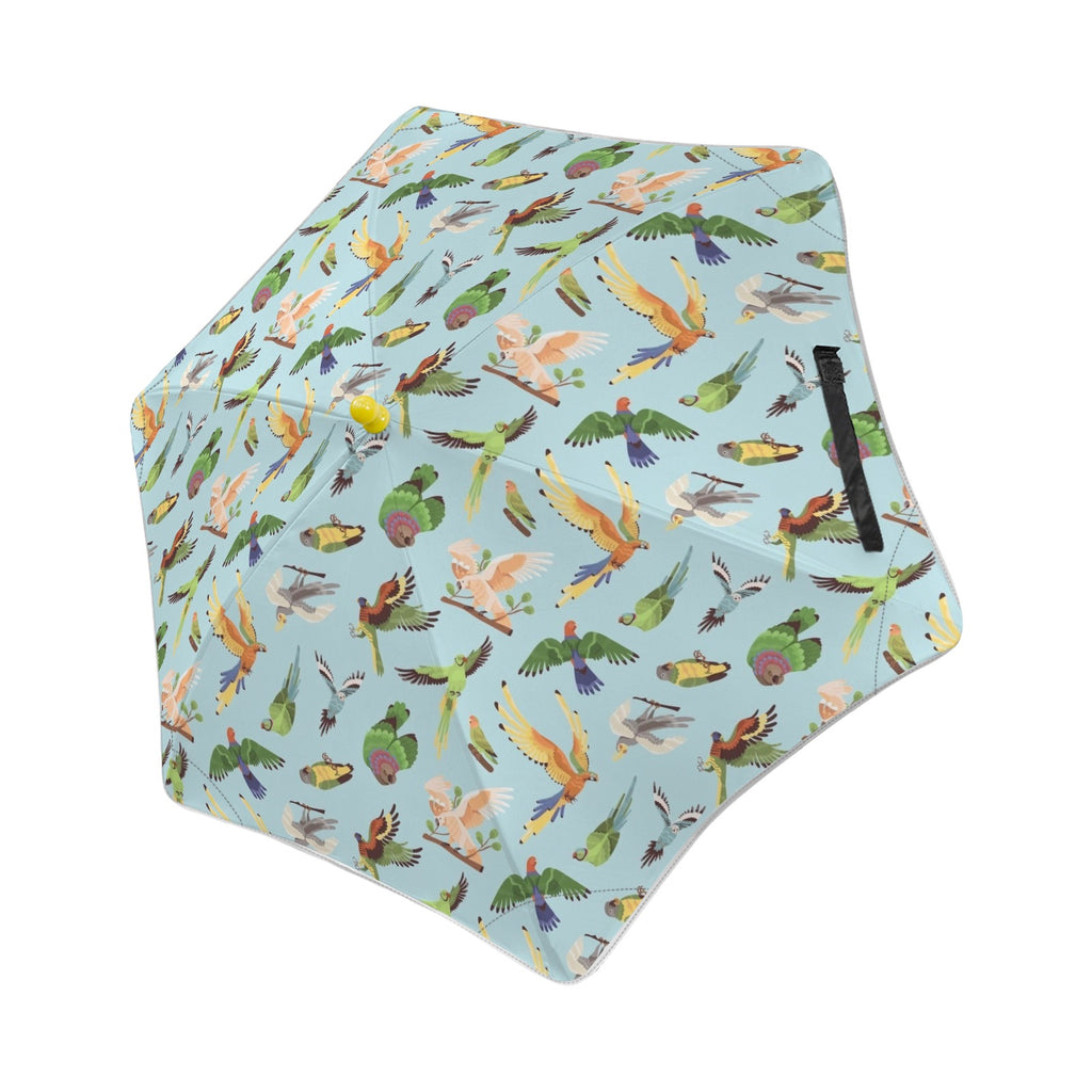 Parrots Kids Safe Round Corner Umbrella One Size Kids Safe Round Corner Umbrella animal Birds Printed Offshore