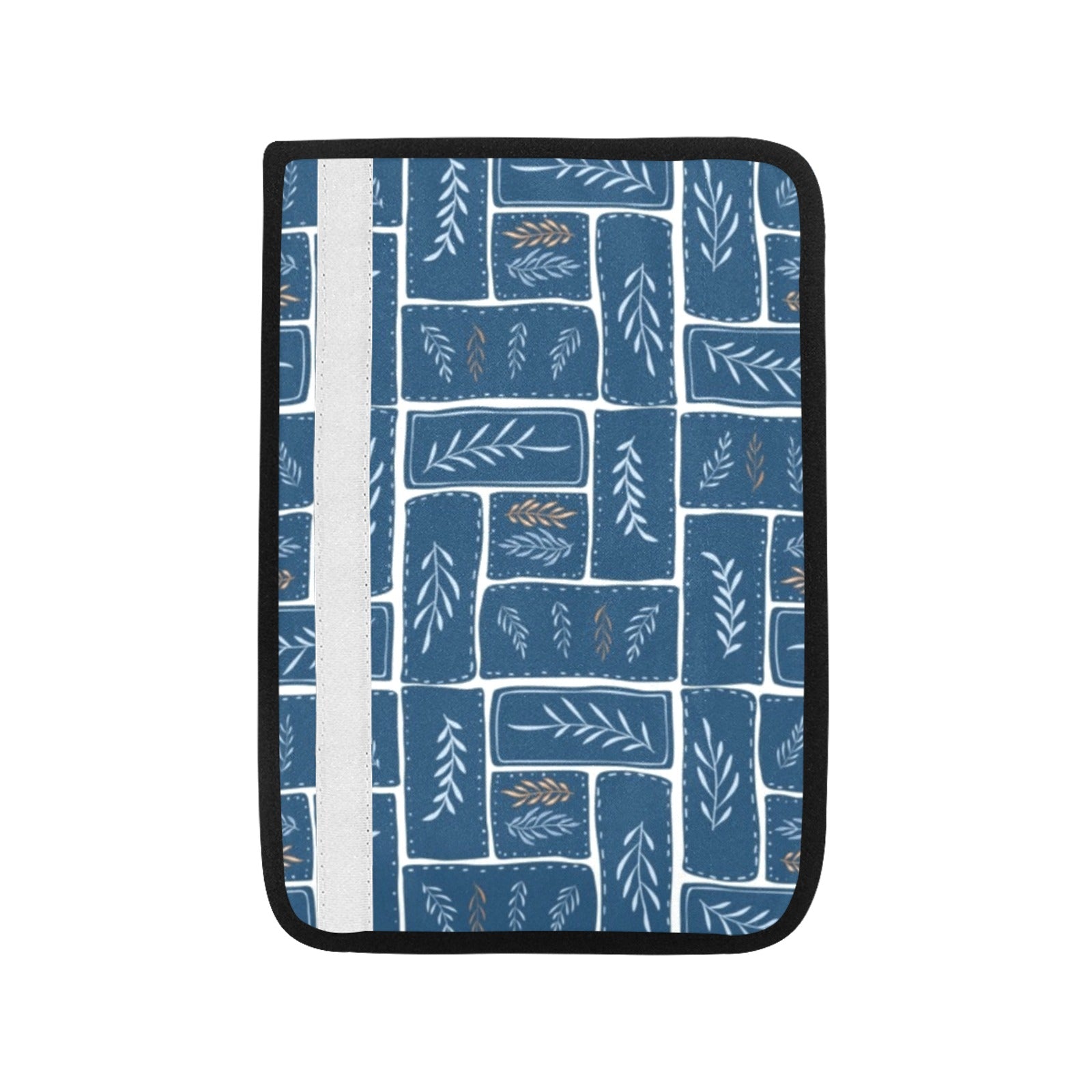 Leaf Tiles Car Seat Belt Cover 7''x10'' (Pack of 2) Car Seat Belt Cover 7x10 (Pack of 2) Printed Offshore