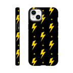 Yellow Lightning - Apple iPhone Tough case iPhone 14 Plus iPhone Tough Case comic Globally Fulfilled