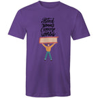 Read Books, Change The World - Mens T-Shirt Purple Mens T-shirt Printed In Australia Reading