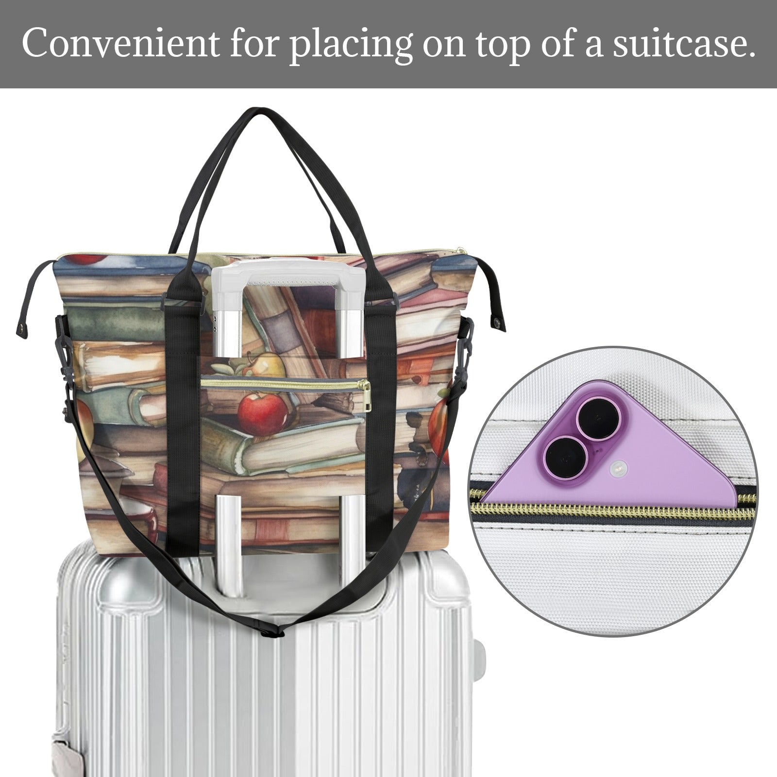 Watercolour Books Duffle Bag-Simple (Model 1715) Duffle Bag-Simple (1715)