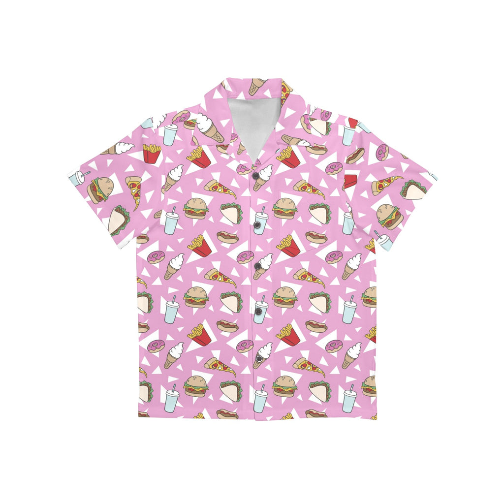 Fast Food - Junior Kids Hawaiian Shirt