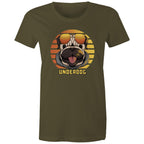 Underdog - Womens T-shirt Army Womens T-shirt animal Printed In Australia