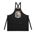 Alien And Bigfoot Playing Guitar AS Colour Carrie Apron Black One Size Apron Music Printed In Australia Sci Fi