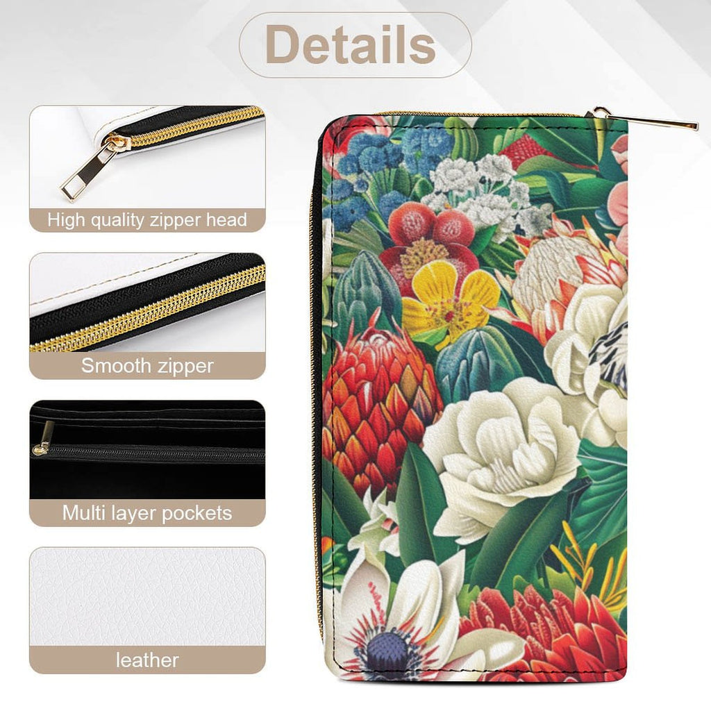 Bright Australian Flowers -  PU Leather Wallet