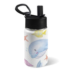 Under The Sea 12oz Kids Water Bottle with Straw Lid