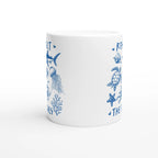 Respect The Locals, Sea Life - White 11oz Ceramic Mug White 11oz Mug animal Globally Fulfilled Ocean