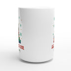 All Booked For Christmas - White 15oz Ceramic Mug Christmas 15oz Mug Christmas Globally Fulfilled