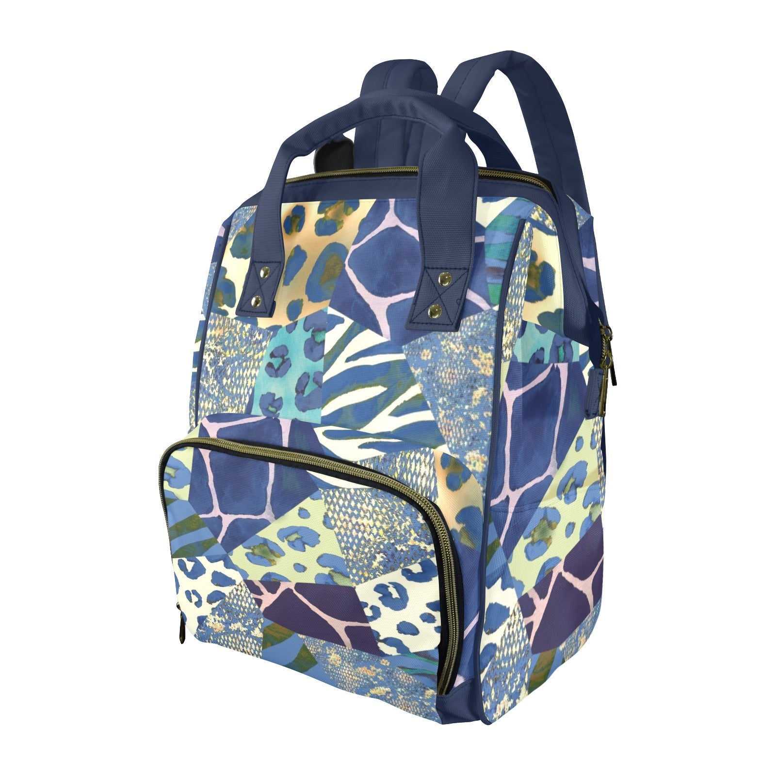 Animal Mosaic - Multi-Function Backpack, Nappy / Diaper Bag