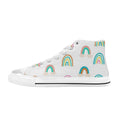 Cloud Rainbows Kids High Top Canvas Shoes US6Y Kids High Top Canvas Shoes Printed Offshore