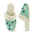 Sushi Women's Fur Trim Thick-Sole Indoor Slippers Women's Fur Trimmed Slippers Food Printed Offshore