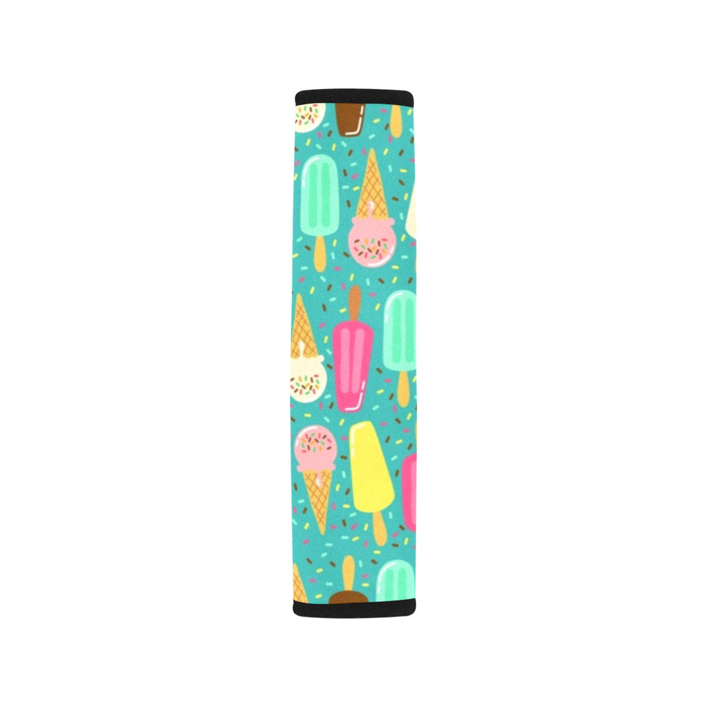 Ice Cream Car Seat Belt Cover 7''x10'' (Pack of 2) Car Seat Belt Cover 7x10 (Pack of 2) Food Printed Offshore