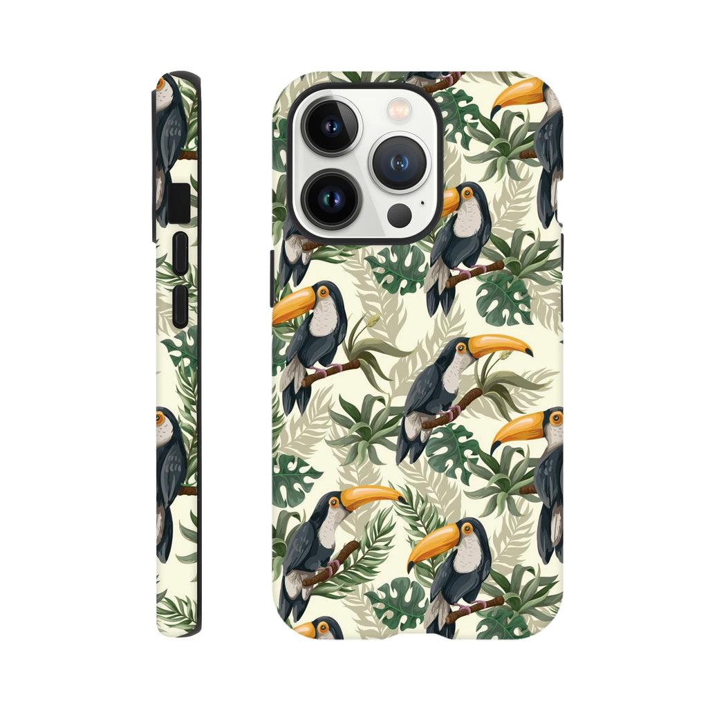 Toucan Jungle - Apple iPhone Tough case iPhone 13 Pro iPhone Tough Case animal Globally Fulfilled