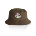 Fiction Addiction - AS Colour Bucket Hat Walnut One Size As Colour Bucket Hat Printed In Australia Reading