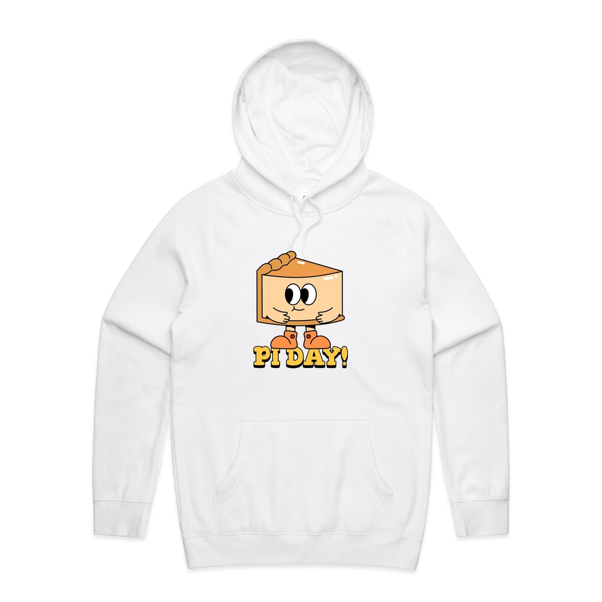 Pi Day - Mens Hoodie White Mens Hoodie Maths Printed In Australia