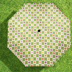 Flower Check Umbrella Umbrella Plants Printed Offshore