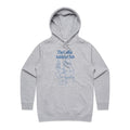 The Coffee Addicts Club - Womens Hoodie Grey Marle Womens Hoodie Coffee Printed In Australia