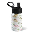 Dinosaur Garden 12oz Kids Water Bottle with Straw Lid