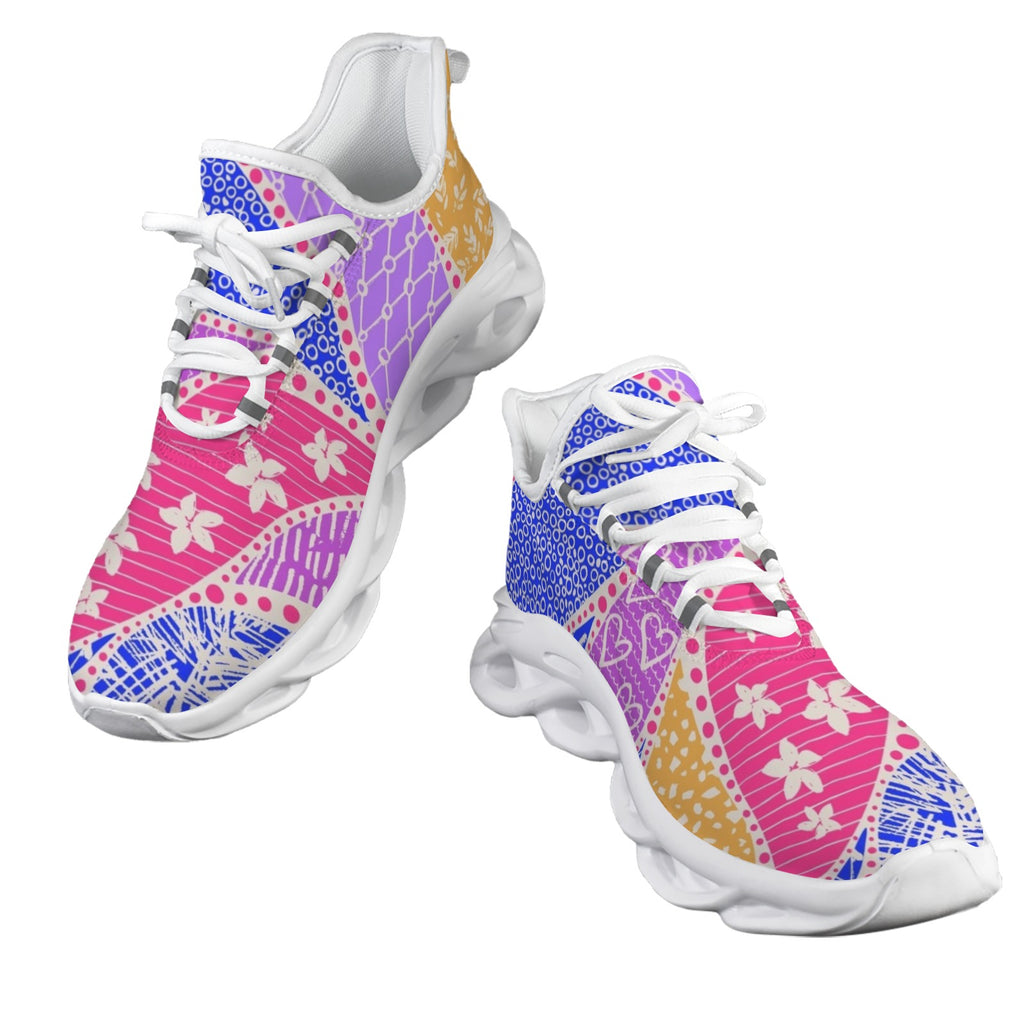Pink Swirl Women's Twisted Sole Sneakers