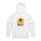 Coffee Makes Life Bearable - Mens Hoodie White Mens Hoodie animal Coffee Printed In Australia