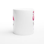 Flamingo - White 11oz Ceramic Mug White 11oz Mug animal Globally Fulfilled