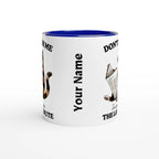 Personalise - Don't Rush Me, Cat - 11oz Ceramic Mug Personalised 11oz Mug animal Globally Fulfilled