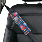 Music Instruments Car Seat Belt Cover 7''x10'' (Pack of 2) Car Seat Belt Cover 7x10 (Pack of 2) Music Printed Offshore
