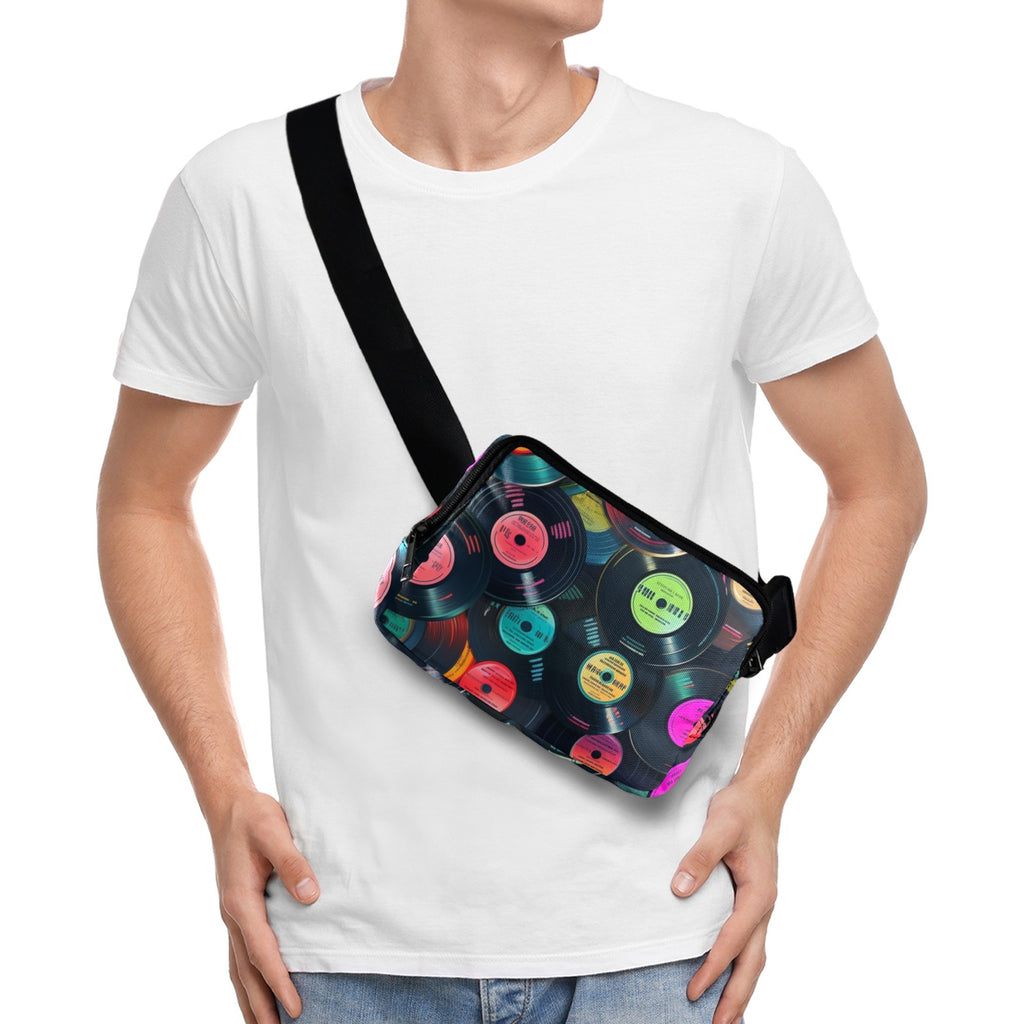 Retro Vinyl Records 2 - Belt Bag
