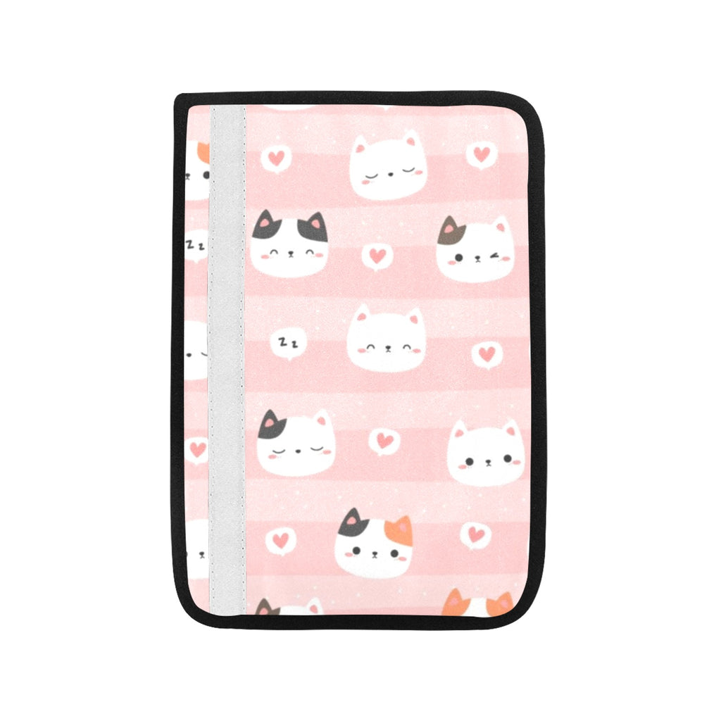 Pink Cats Car Seat Belt Cover 7''x10'' (Pack of 2) Car Seat Belt Cover 7x10 (Pack of 2) Printed Offshore