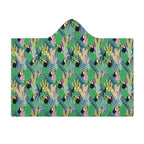 Bright Toucan Kids Hooded Blanket 100cm x 130cm Kids Hooded Blanket animal Printed Offshore