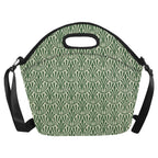 Green Pattern - Neoprene Lunch Bag Neoprene Lunch Bag Printed Offshore