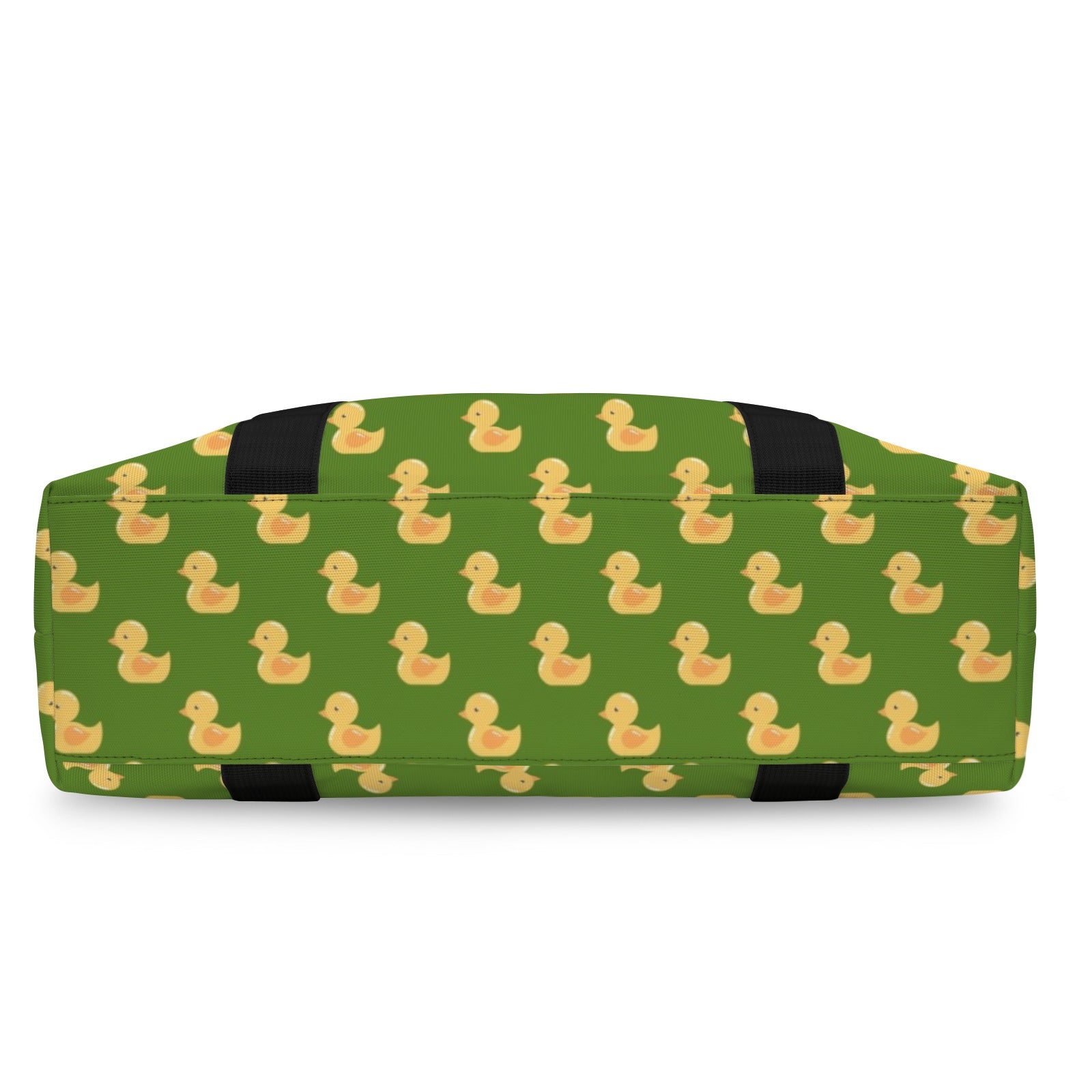 Rubber Ducks On Green Duffle Bag-Simple (Model 1715) Duffle Bag-Simple (1715)