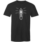 Amplifier Tube Valve - Mens T-Shirt Black Mens T-shirt Music Printed In Australia